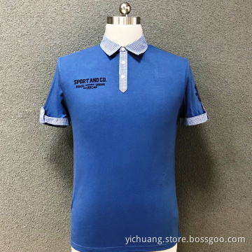 Men's cotton casual printed T-shirt